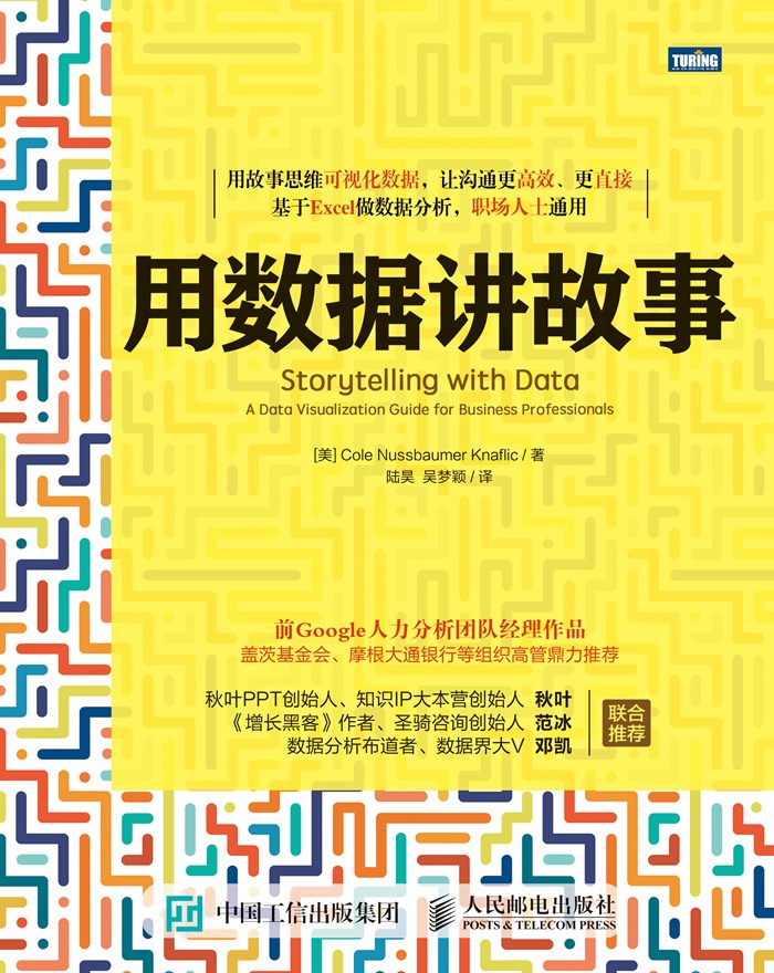 《用資料講故事》作者Cole N. Knaflic：消除一切無效的圖表（圖靈訪談）